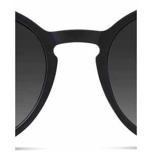 WearMe Pro - Women's Oversized Round Sunglasses with Trendy Gold Metal Temple