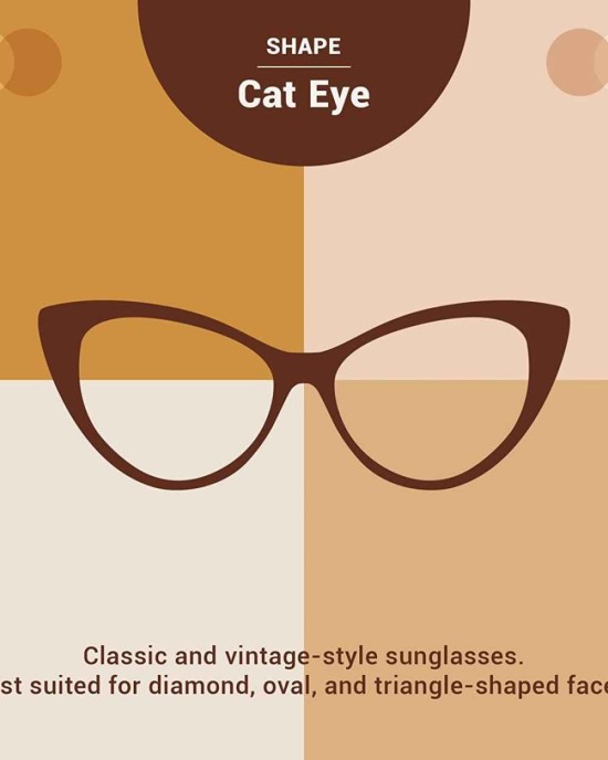 EyeBuyDirect - Mens & Womens Cateye Sunglasses, Anti-Scratch Lens Coating, UV Protection, and Plastic Frame