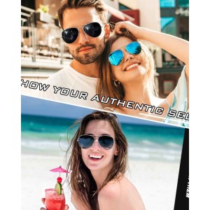 CGID GA61 Premium Al-Mg Alloy Pilot Polarized Sunglasses UV400,Spring Hinges