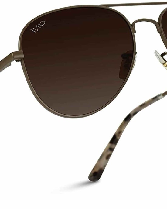 WearMe Pro - Polarized Pilot Style Classic Aviator Sunglasses