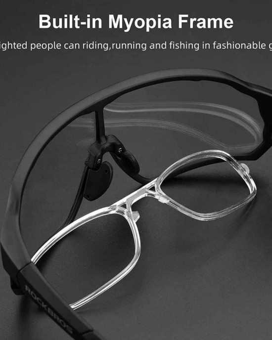 ROCKBROS Photochromic Sunglasses for Men Cycling Sunglasses Sports Bike Glasses