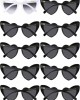 10 Pairs Bride Bridesmaid Sunglasses Heart Shaped Sunglasses Bachelorette