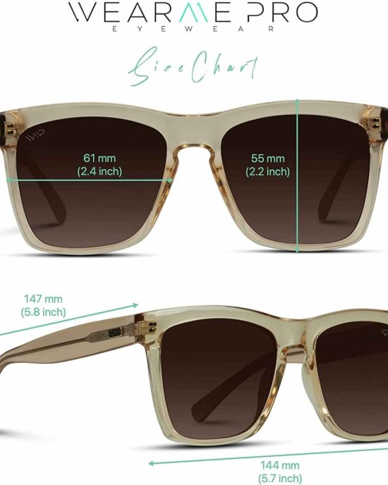 WearMe Pro - Thick Square Oversized Trendy Women Sunglasses