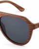 Wood Sunglasses for Men Women Wooden Polarized Sun Glasses with Spring Hinge UV Protection