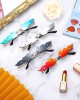 8 Pairs Fire Flame Sunglasses Flame Rimless Sunglasses Fun Sunglasses Cool Novelty Party Sunglasses for Women Men