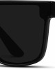 WMP Eyewear - Flat Full Mirrored Lens Square Trendy Oversized Sunglasses