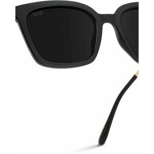 WMP Eyewear - Square Oversized Metal Frame Fashion Style Women Polarized Sunglasses