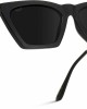 WMP Eyewear - Square Cat Eye Shape Metal Frame Fashion Polarized Mirrored Sunglasses