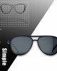 Lightweight TAC Polarized Tinted Classic Vintage Retro 70s Sunglasses, TR-90 Frame for Women Men, UV 400 Protection
