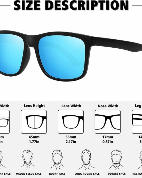 MEETSUN Polarized Sunglasses for Men Women Driving Sun Glasses UV Protection