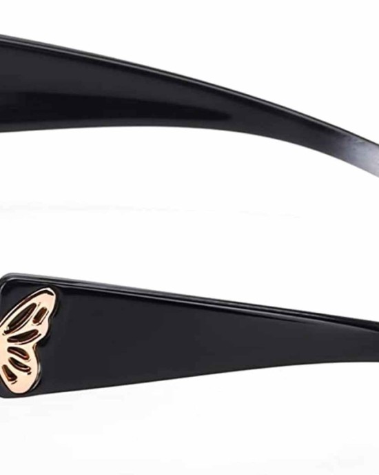 LVIOE Polarized Sunglasses for Women, Fashion Butterfly Decoration Driving Fishing-100% UV Protection