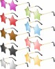 9 Pairs Rimless Star Sunglasses Pentagram Personality Glasses Eyewear Funky Festival Sunglasses for Women