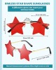 9 Pairs Rimless Star Sunglasses Pentagram Personality Glasses Eyewear Funky Festival Sunglasses for Women
