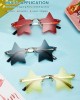 9 Pairs Rimless Star Sunglasses Pentagram Personality Glasses Eyewear Funky Festival Sunglasses for Women