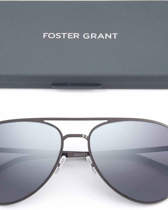 Foster Grant Colin Super Flat Sunglasses Aviator