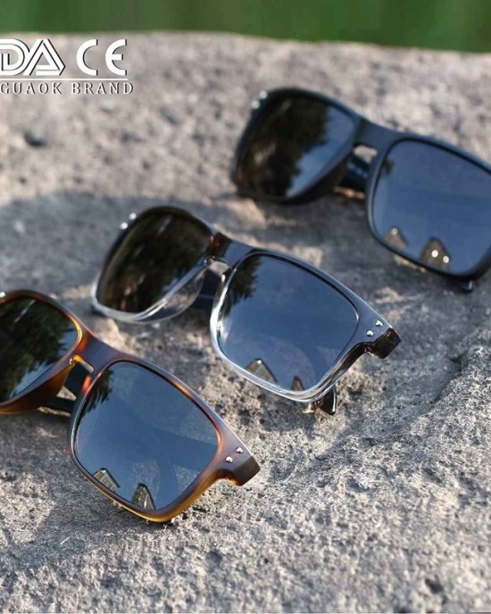 Polarized Square Sunglasses For Men and Women Matte Finish Sun Glasses UV Protection Glasses