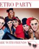 16 Pairs Heart Shaped Sunglasses Retro Cat Eye Shaped Sunglasses Heart Clout Glasses for Women Girl