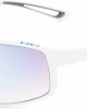 Foster Grant Sun Luv Embrace The Unknown Shield Sunglasses, Matte White, 55mm (10260197.COM)