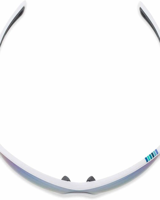 Foster Grant Sun Luv Embrace The Unknown Shield Sunglasses, Matte White, 55mm (10260197.COM)