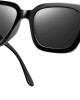 Polarized Sunglasses for Women, Classic Retro Square Oversized Sun Glasses UV400 Protection