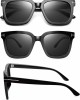 Polarized Sunglasses for Women, Classic Retro Square Oversized Sun Glasses UV400 Protection