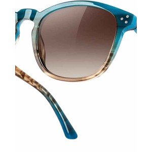 Bircenpro Polarized Trendy Sunglasses for Women: UV Protection Square Cat Eye Sunglass Retro Fashion Style