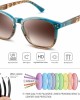 Bircenpro Polarized Trendy Sunglasses for Women: UV Protection Square Cat Eye Sunglass Retro Fashion Style