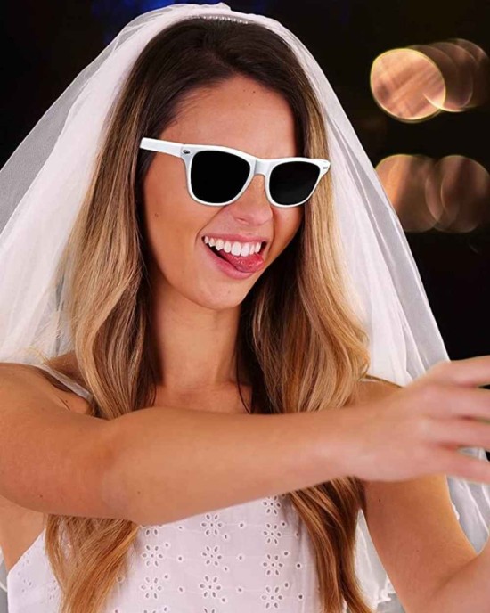 White Sunglasses Bulk- (Pack of 36) Wedding Bridal Party Sunglasses Bulk Party Favors Pack Women-Men