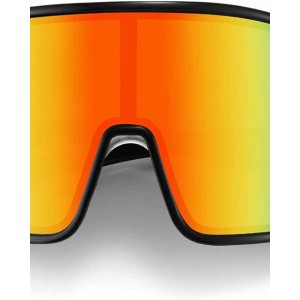 Karsaer Vision Sports Cycling Sunglasses Outdoor Visor Shades Oversized 80s Rave Glasses Beach Volleyball