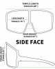 Karsaer Vision Sports Cycling Sunglasses Outdoor Visor Shades Oversized 80s Rave Glasses Beach Volleyball