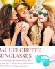 40 Pairs Heart Sunglasses Rimless Heart Shape Glasses Frameless Glasses Transparent Candy Color Glasses for Party Favors