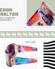 LVIOE Polarized Rhinestone Inspired Designer Sunglasses for Women Trendy Rectangle UV400 Shade LS907