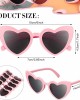 24 Pairs Retro Heart Shaped Sunglasses for Women Vintage Heart Sunglasses Heart Eye Sunglasses for Party