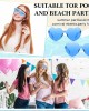 24 Pairs Heart Shape Rimless Valentines Sunglasses Transparent Love Fun Sunglasses Party Accessories for Women(Blue)