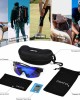PSATCL Polarized Sunglasses for Men Women, UV400 Outdoor Sports Windproof Cycling Sunglasses for Baseball, Running, Golf