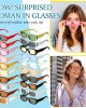 20 Pieces 90's Vintage Rectangle Sunglasses Small Rectangle Sunglasses for Women Retro Driving Glasses, 20 Styles