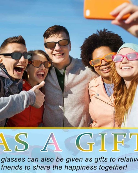 20 Pieces 90's Vintage Rectangle Sunglasses Small Rectangle Sunglasses for Women Retro Driving Glasses, 20 Styles