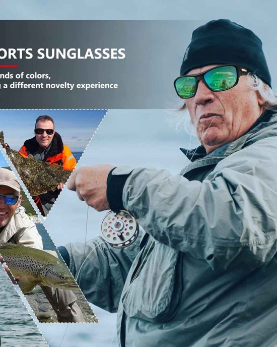 MEETSUN Polarized Sports Sunglasses for Men Women TR90 Frame Driving Cycling Fishing Sunglasses UV400 Protection