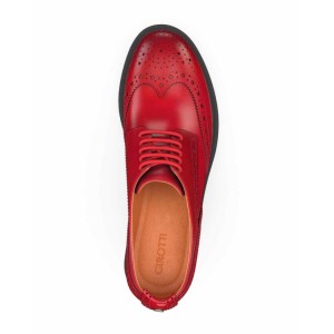 Block Heel Derby Shoes 11063