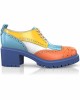 Block Heel Derby Shoes 14405