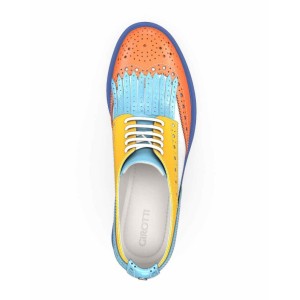 Block Heel Derby Shoes 14405