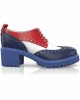 Block Heel Derby Shoes 14849
