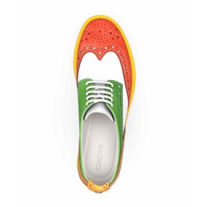 Block Heel Derby Shoes 14855