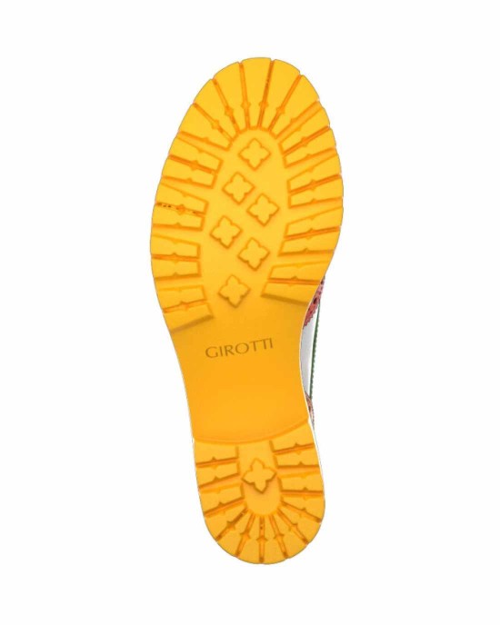 Block Heel Derby Shoes 14855