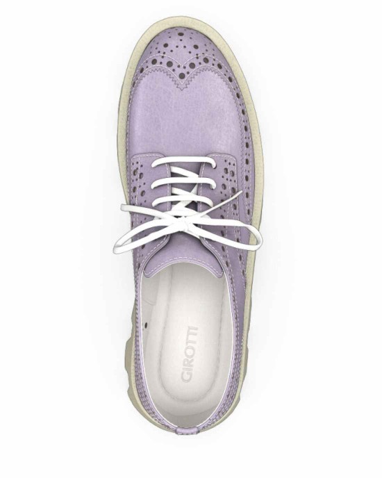 Color Sole Platform Shoes 16542