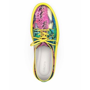 Color Sole Platform Shoes 16905