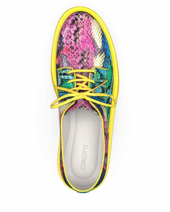 Color Sole Platform Shoes 16905