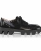 Color Sole Platform Shoes 17128