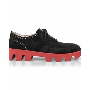 Color Sole Platform Shoes 17131