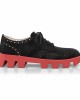 Color Sole Platform Shoes 17131